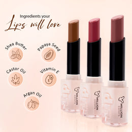 Creamy Matte Lip Wear (Pack of 3)