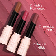 Creamy Matte Lip Wear (Pack of 3)