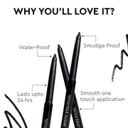 Waterproof Mystic Black Kajal Smudge Proof