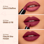 Creamy Matte Lip Wear (Pack of 3)