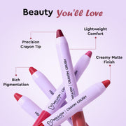 Lip Crayon Transfer-Proof Lipstick