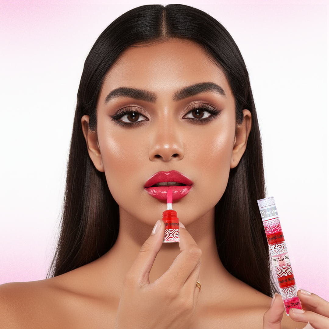 4-in-1 Stackable Lip Makeup Set – Million Colors