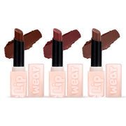 Creamy Matte Lip Wear (Pack of 3)
