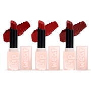 Creamy Matte Lip Wear (Pack of 3)
